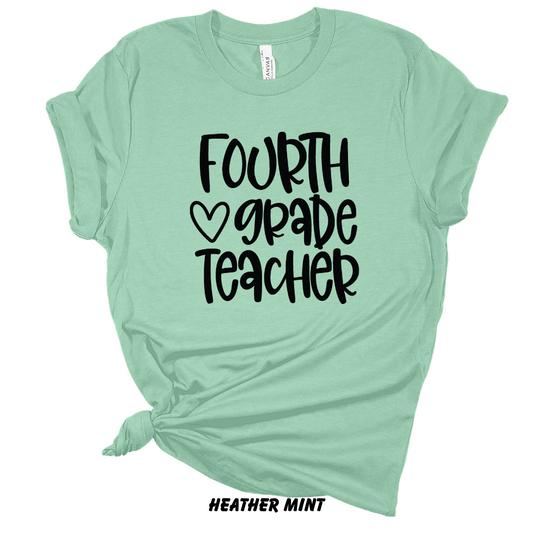 Fourth Grade Heart Teacher