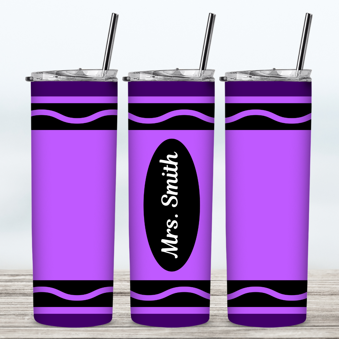 Crayon Tumbler for your Teacher
