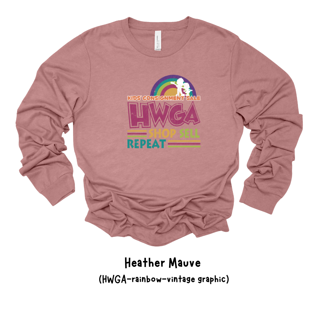 HWGA Long Sleeve Shirt (new logos)