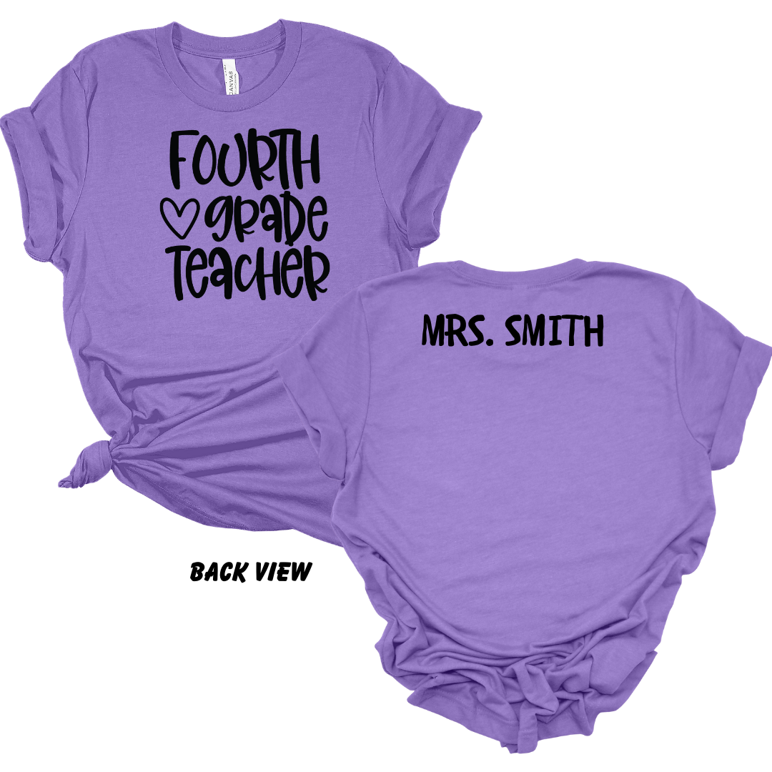 Fourth Grade Heart Teacher