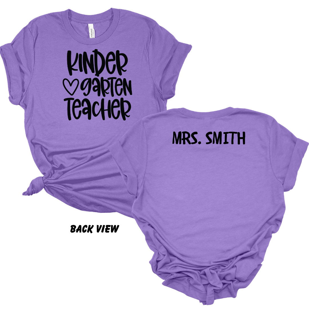 Kindergarten Heart Teacher