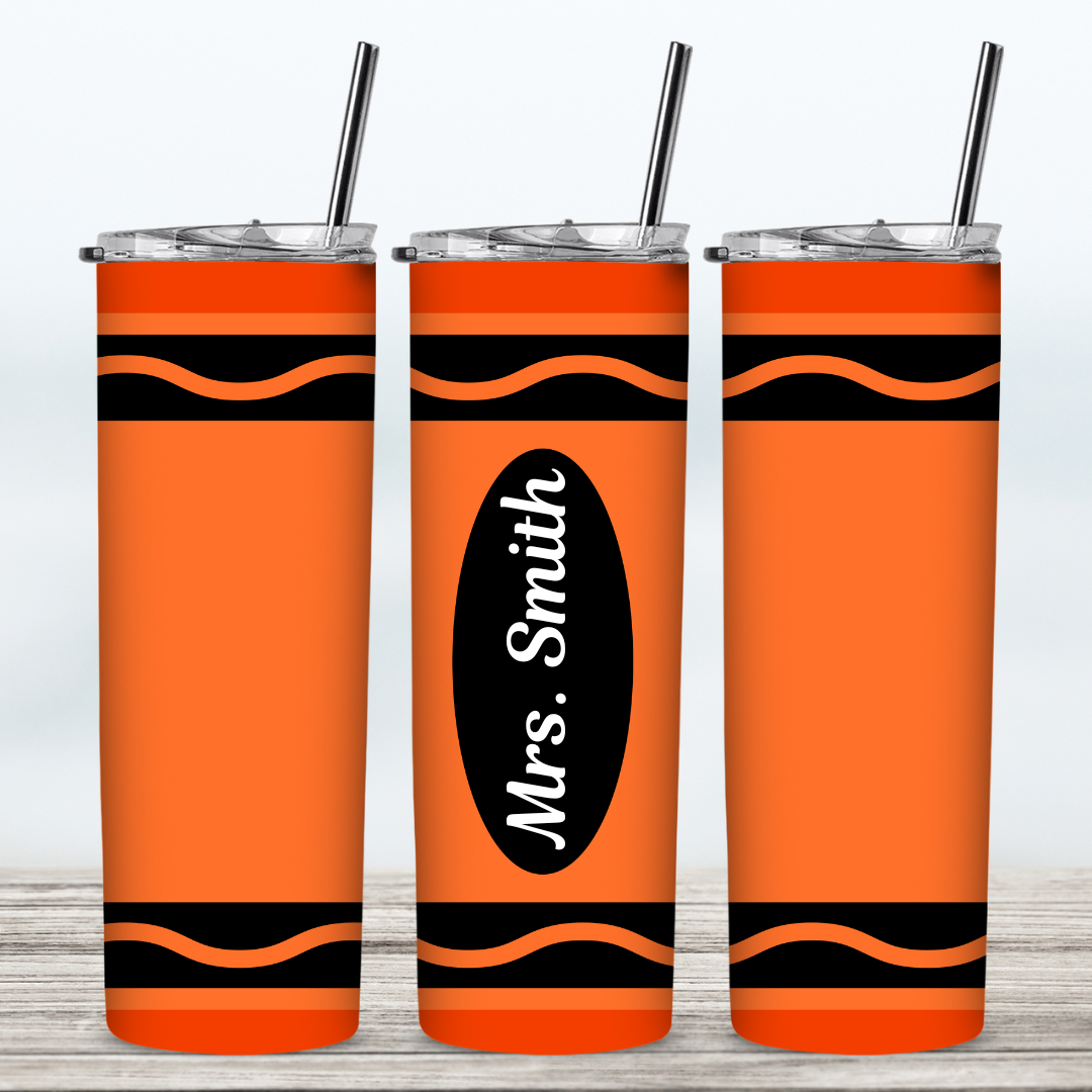 Crayon Tumbler for your Teacher