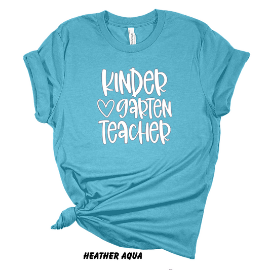 Kindergarten Heart Teacher