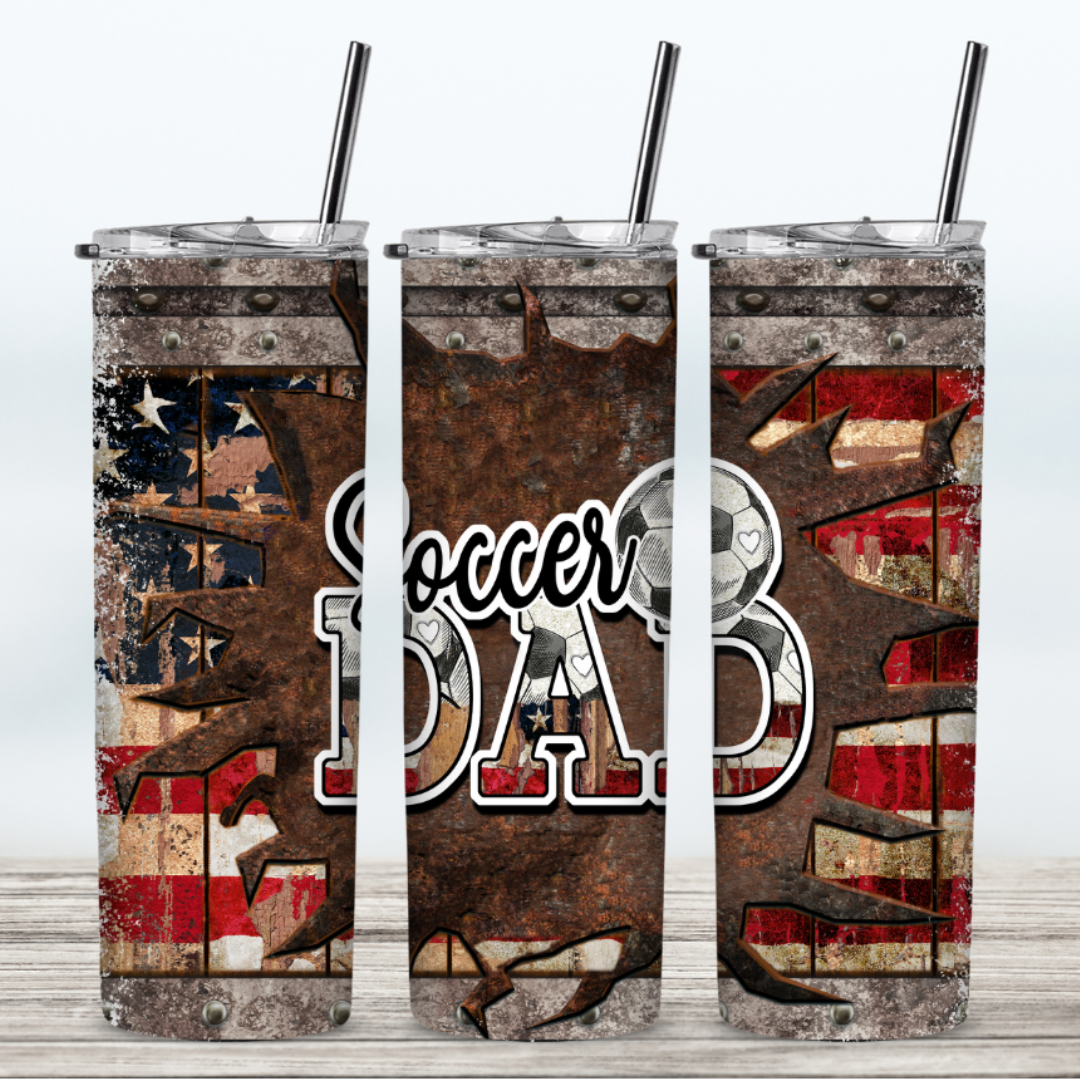 Softball or Football Dad 20 oz Tumbler