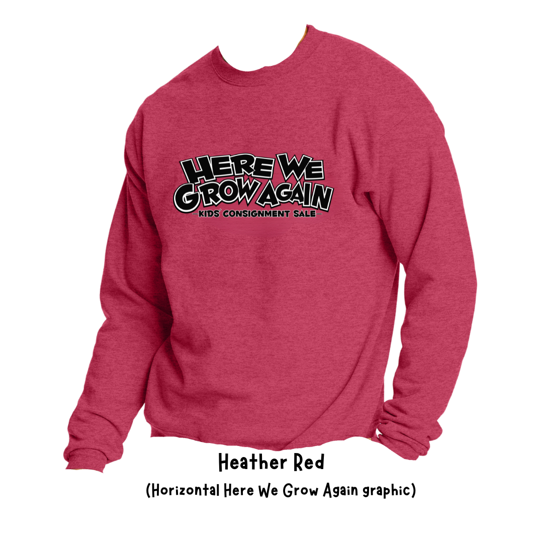HWGA Crewneck Sweatshirts (new logos)