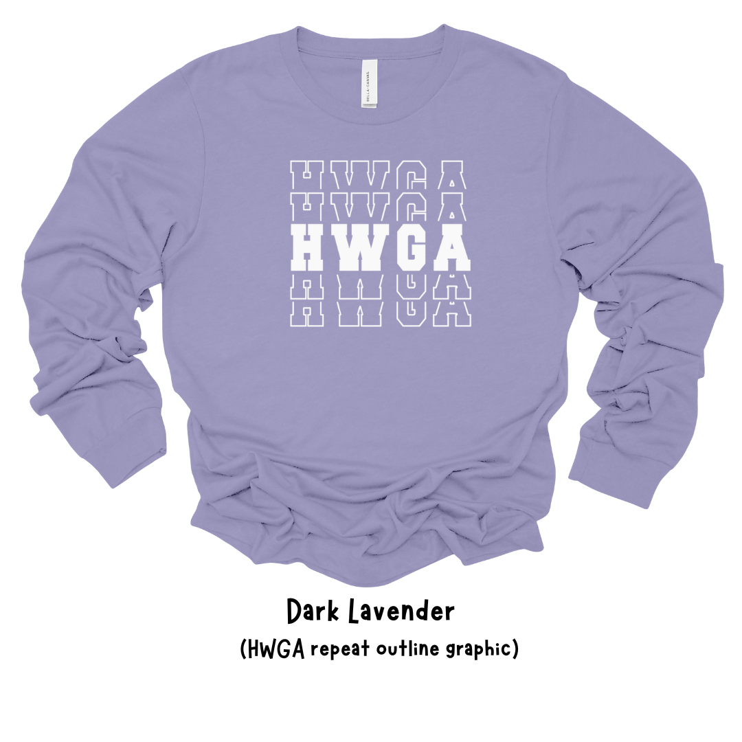 HWGA Long Sleeve Shirt (new logos)