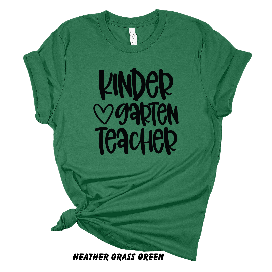 Kindergarten Heart Teacher