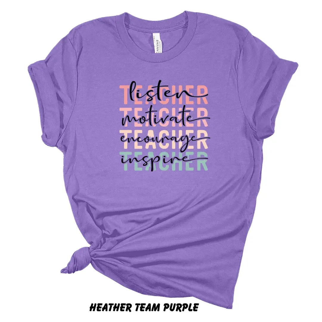 Teachers Listen, Motivate, Encourage, Inspire