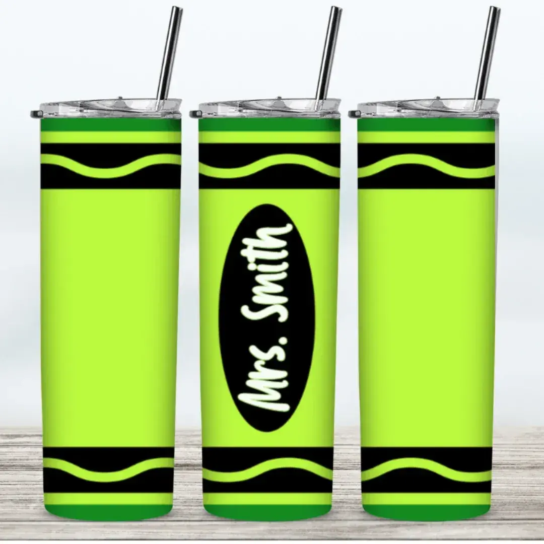 Crayon Tumbler for your Teacher