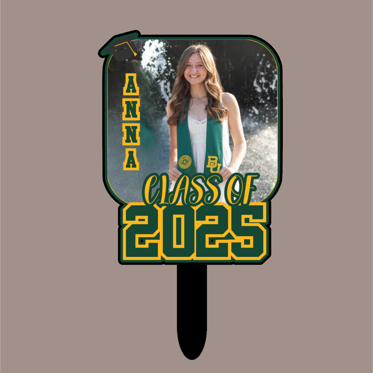 Custom Graduation Photo Fan