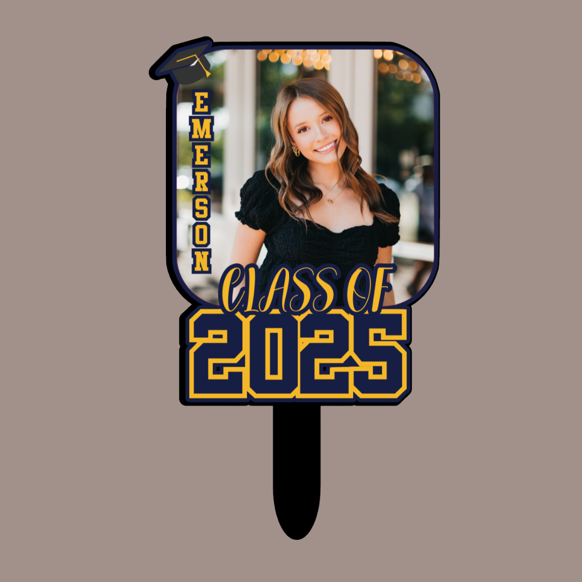 Custom Graduation Photo Fan
