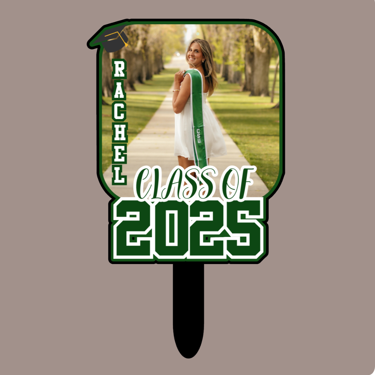 Custom Graduation Photo Fan